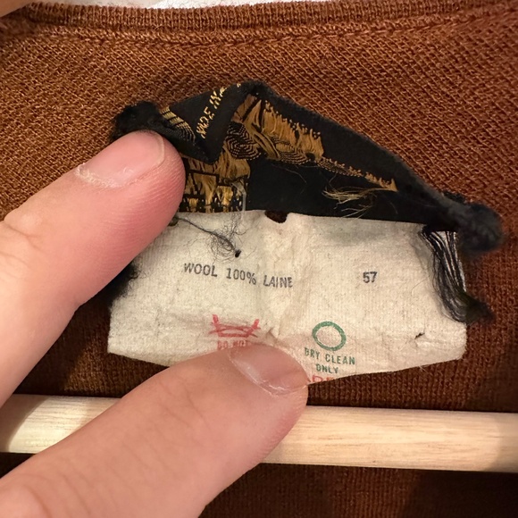 100% Wool Vintage Cardigan - Picture 3 of 3